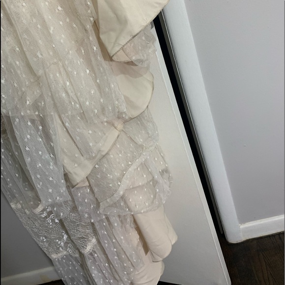 Galina Champagne Lace Wedding Dress size 18W - Picture 6 of 10